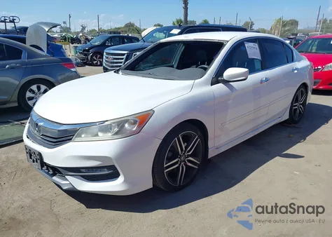 2016 Honda Accord Sport from USA, damaged, VIN 1HGCR2F51GA100731